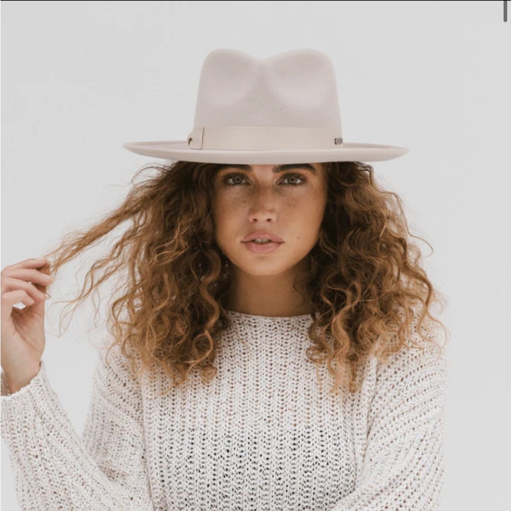 NEW never worn Gigi Pip Monroe Rancher Hat in Ivory M/L 59